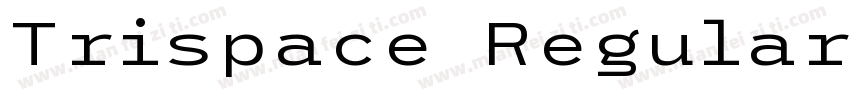 Trispace Regular字体转换